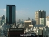 日本东京巨蛋饭店的窗景